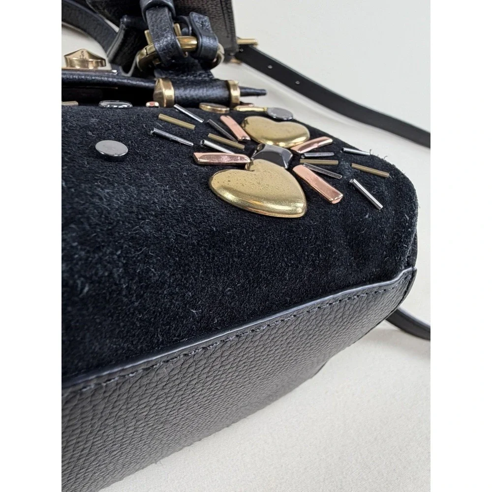 Rare Embellished Modern Icon Mini Satchel By Henri Bendel Retro 90's Pop Punk